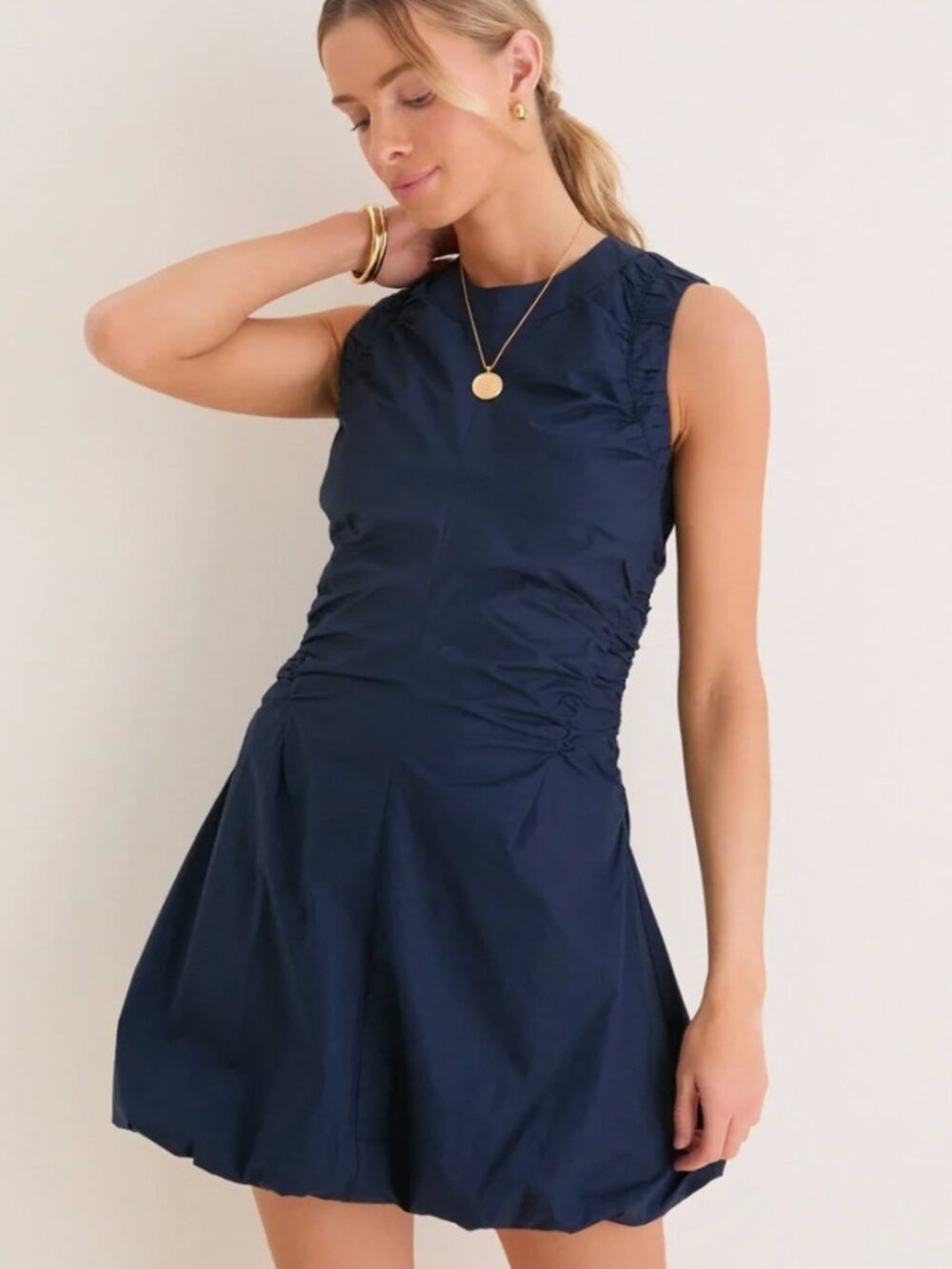 Tuckernuck Navy Cotton Dress Alisa Size 4